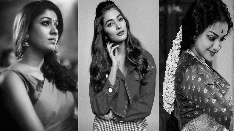 Take Some Monochrome Look Inspiration From Nayanthara, Pooja Hegde And Keerthy Suresh 6