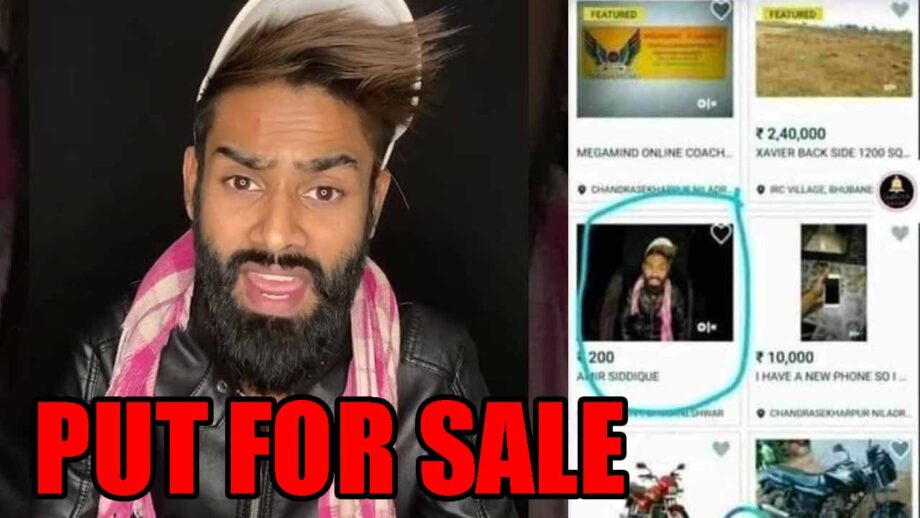 TikTok star Amir Siddiqui put for sale on OLX