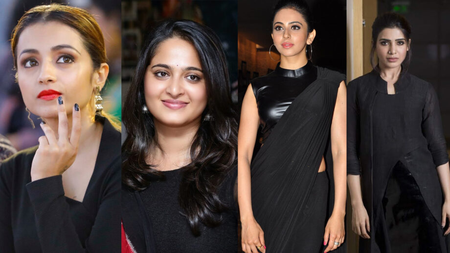 Trisha Krishnan, Anushka Shetty, Rakul Preet Singh, Samantha Akkineni: Who Nailed All The Black Outfits Like A Pro?