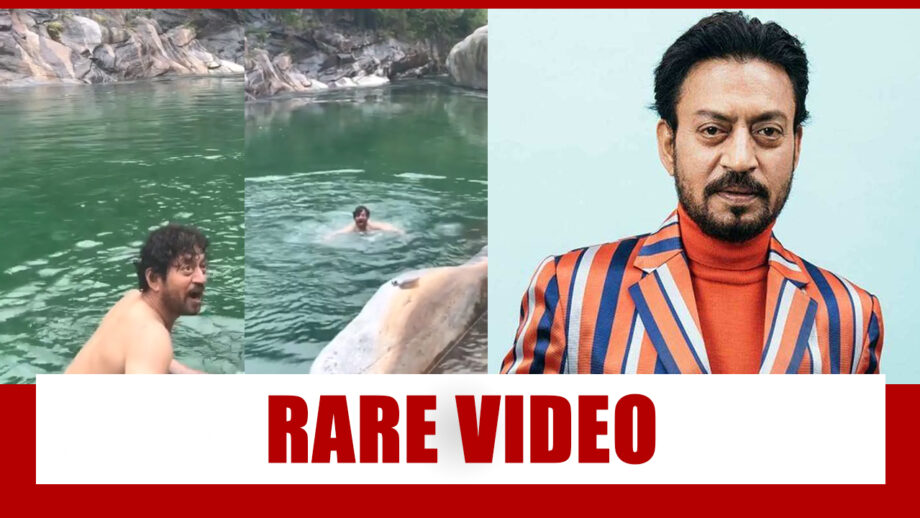 Watch Now: Rare video of Irrfan Khan swimming is winning the internet