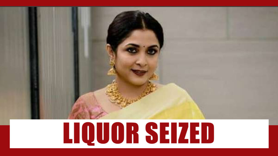 96 liquor bottles seized from actress Ramya Krishnan's car, driver arrested