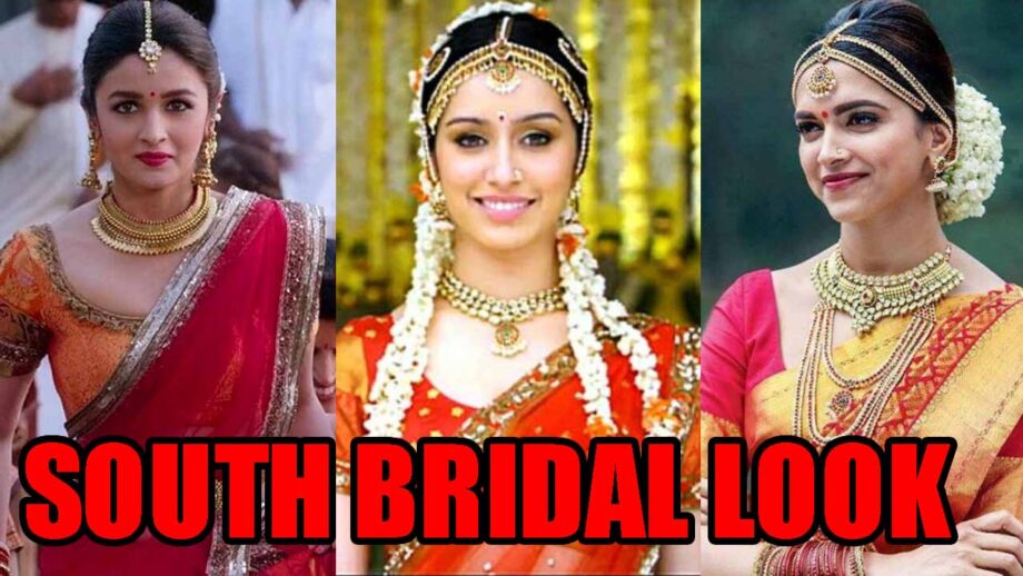 Alia Bhatt VS Shraddha Kapoor VS Deepika Padukone: Which south bridal look will you wear on your wedding day?