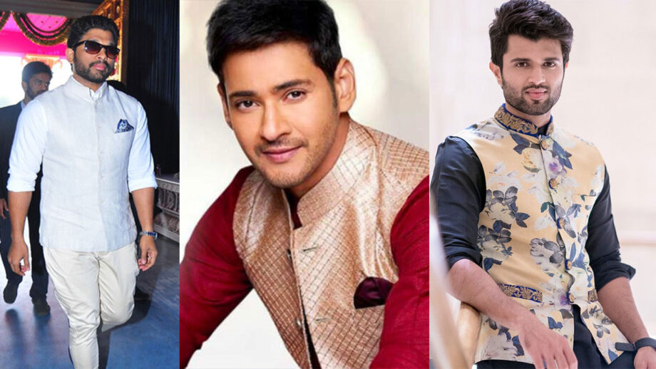 Allu Arjun, Mahesh Babu, Vijay Deverakonda: Actors Slay Indo-Western Outfits In Full Grace 3