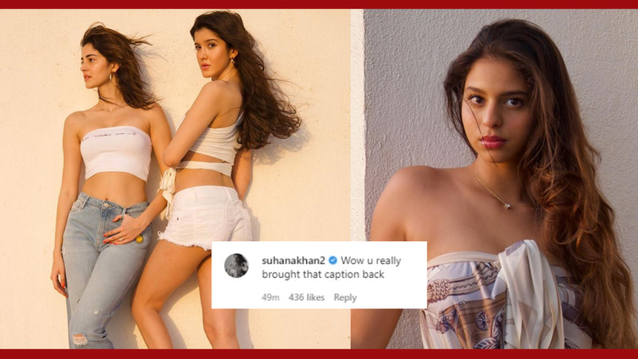 Ananya Panday shares hot picture on social media, check what good friend Suhana Khan commented 1