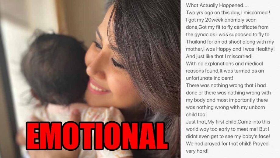 Ankita Bhargava shares an emotional post over her miscarriage