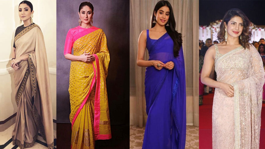 Anushka Sharma, Kareena Kapoor, Janhvi Kapoor, Priyanka Chopra: Who Wore Ethnic Saree Better?