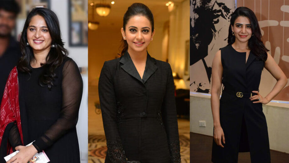 Anushka Shetty, Rakul Preet Singh, Samantha Akkineni: Who's Your Favourite Beauty In Black? 2