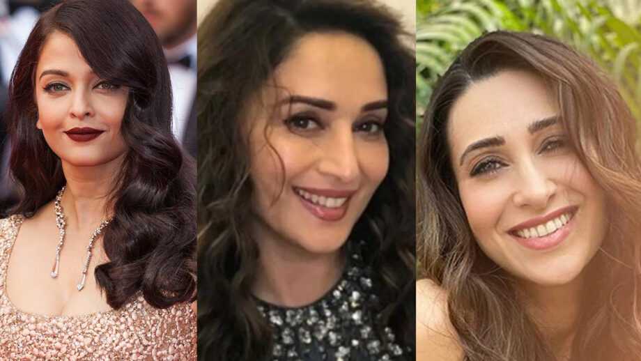 Are you inspired with curly hair? Take styling tips from Aishwarya Rai Bachchan, Madhuri Dixit And Karisma Kapoor 3