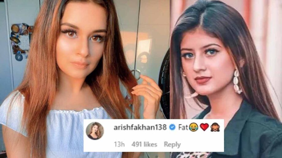 Avneet Kaur asks 'fit or fat' in a post, Arishfa Khan's reply is hilarious 1