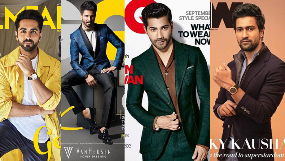 Ayushmann Khurrana, Shahid Kapoor, Varun Dhawan, Vicky Kaushal: Who Rocked The Magazine Cover Page Better?