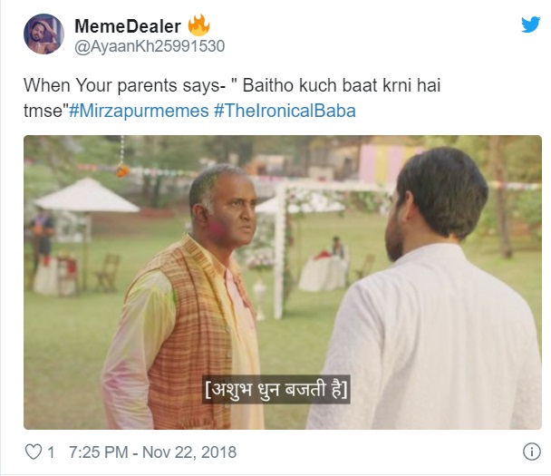 Get Over Sacred Games. These Mirzapur Memes Will Relate To 