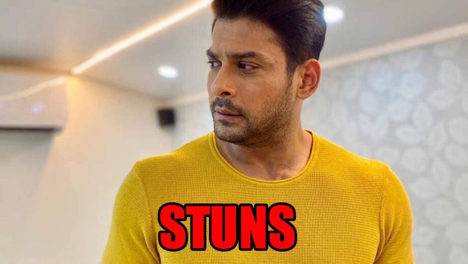 Bigg Boss fame Sidharth Shukla stuns in latest picture in yellow, fans go bonkers