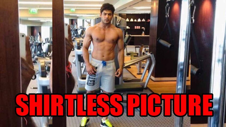 Bigg Boss fame Sidharth Shukla's shirtless picture takes social media by storm
