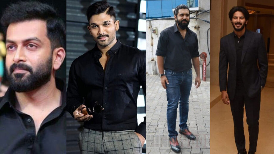 Black Never Gets Boring! Prithviraj Sukumaran, Allu Arjun, Nivin Pauly, And Dulquer Salmaan's Style Is Proof