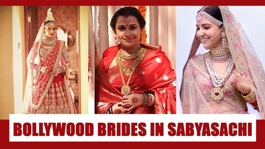 Bollywood real brides who rocked Sabyasachi's lehenga