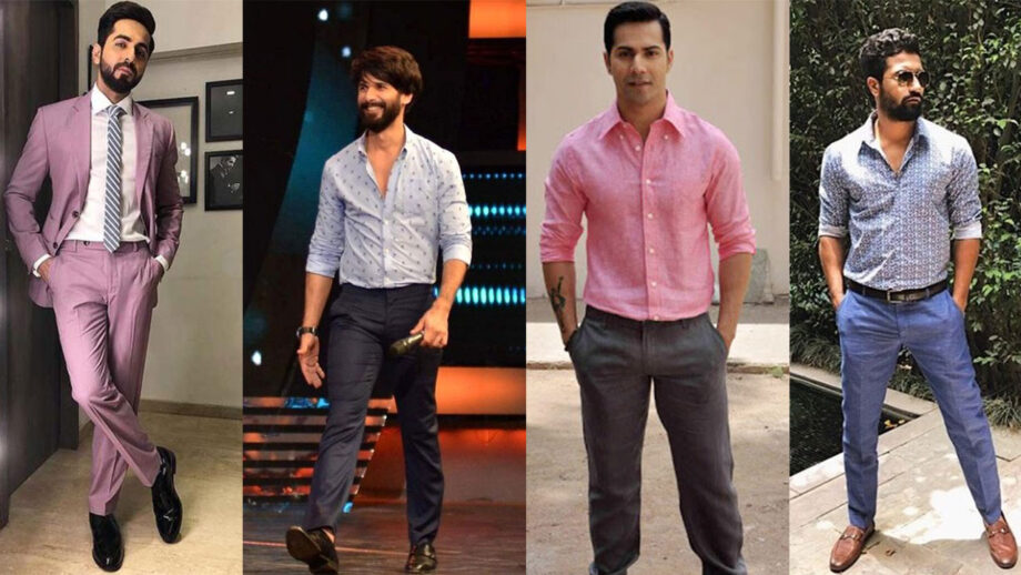 Check Out! Ayushmann Khurrana, Shahid Kapoor, Varun Dhawan And Vicky Kaushal's Styling Tips For Office Goers
