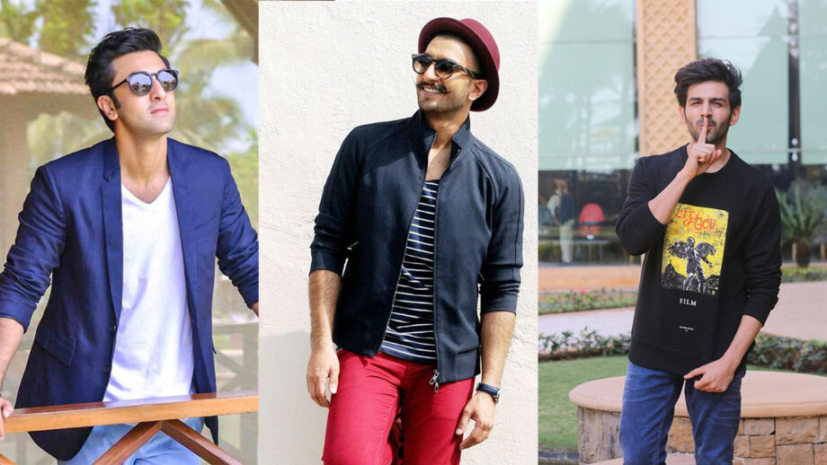 Check Out! Ranbir Kapoor, Ranveer Singh And Kartik Aaryan's Trendy Western outfit ideas for every occasion