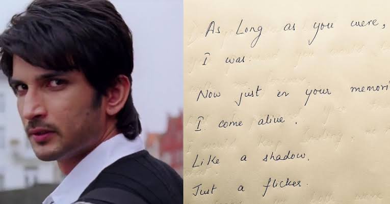 Days after Sushant Singh Rajput's suicide, his emotional handwritten letter for his late mother goes viral