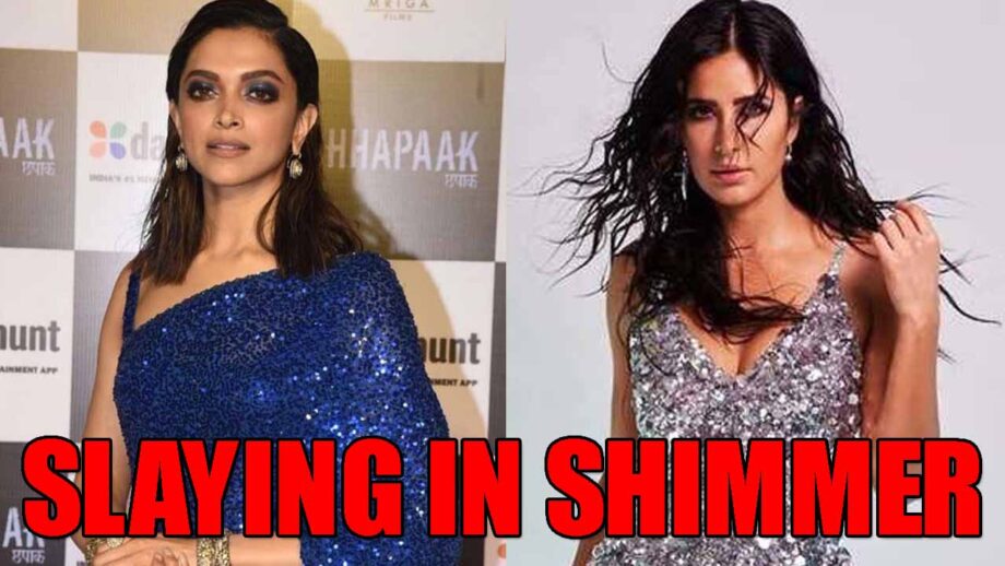 Slaying in shimmer: Deepika Padukone and Katrina Kaif's Wardrobe For Your Outfit Inspiration