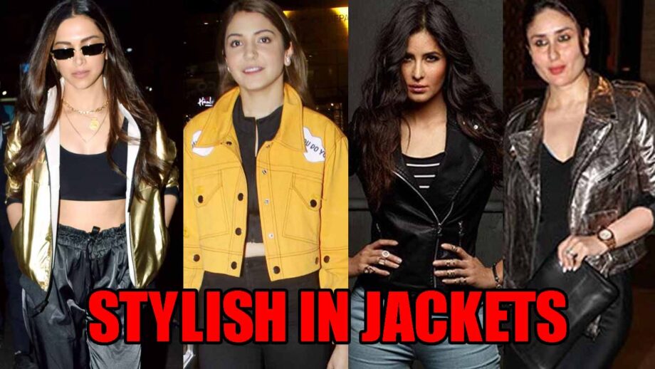 Deepika Padukone, Anushka Sharma, Katrina Kaif, Kareena Kapoor: Stylish in jackets