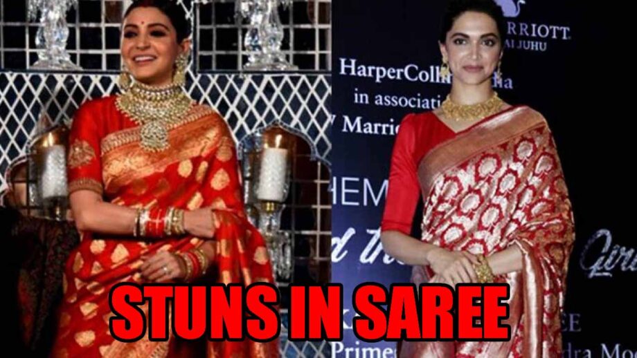 Deepika Padukone VS Anushka Sharma: Who Stuns In Sabyasachi Banarasi Saree?