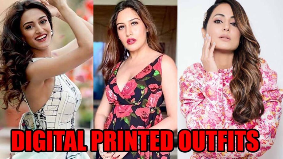 Erica Fernandes, Surbhi Chandna, Hina Khan: Celebrity Inspired Digital Printed Outfits We Love