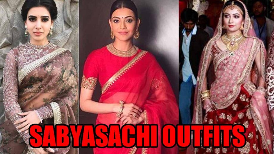 From Samantha Akkineni, Kajal Aggarwal To Radhika Pandit: Tollywood Celebrities Spotted Wearing Sabyasachi Outfits 3