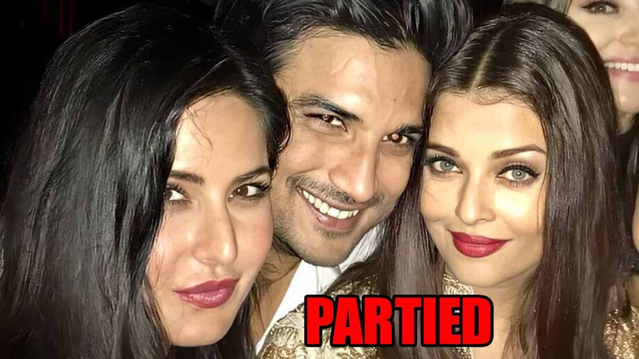 Good days: When Sushant Singh Rajput partied with Katrina Kaif and Aishwarya Rai Bachchan