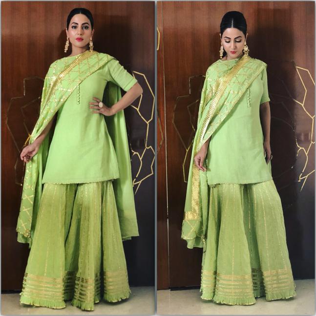 Hina Khan knows how to ace ethnic wear! 2