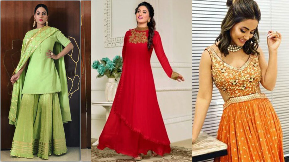Hina Khan knows how to ace ethnic wear! 7