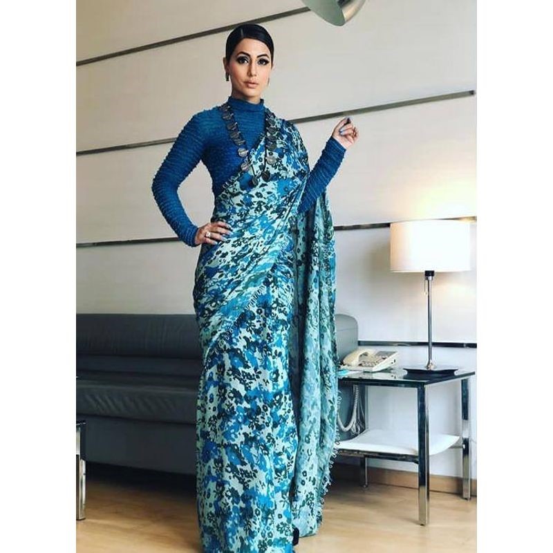 Hina Khan, Sriti Jha, Shrenu Parikh: Who Wore Embellished Saree Better?