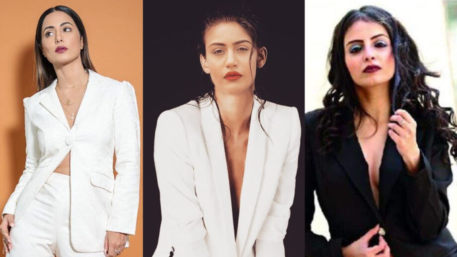 Hina Khan, Surbhi Chandna, Shrenu Parikh: Who Carries Blazer Looks Better? 3