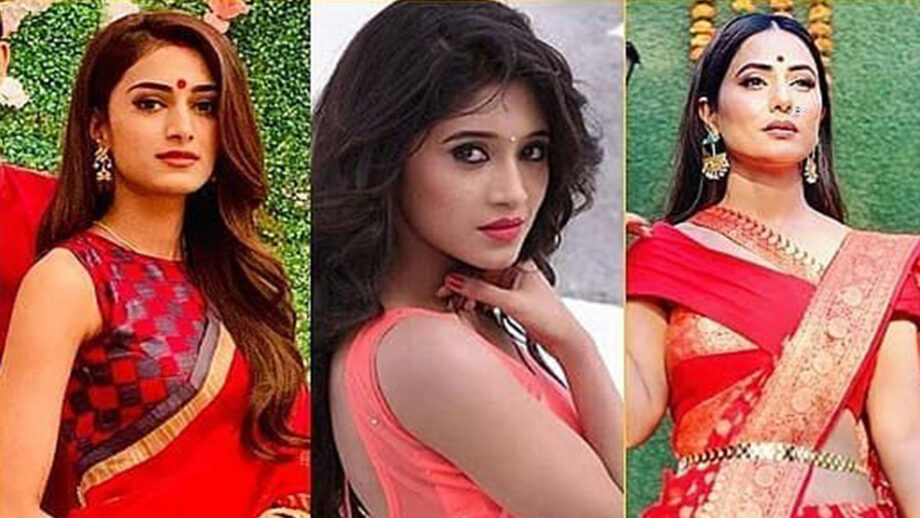 Hina Khan VS Erica Fernandes VS Shivangi Joshi: TV Actresses and Their impeccable saree style!