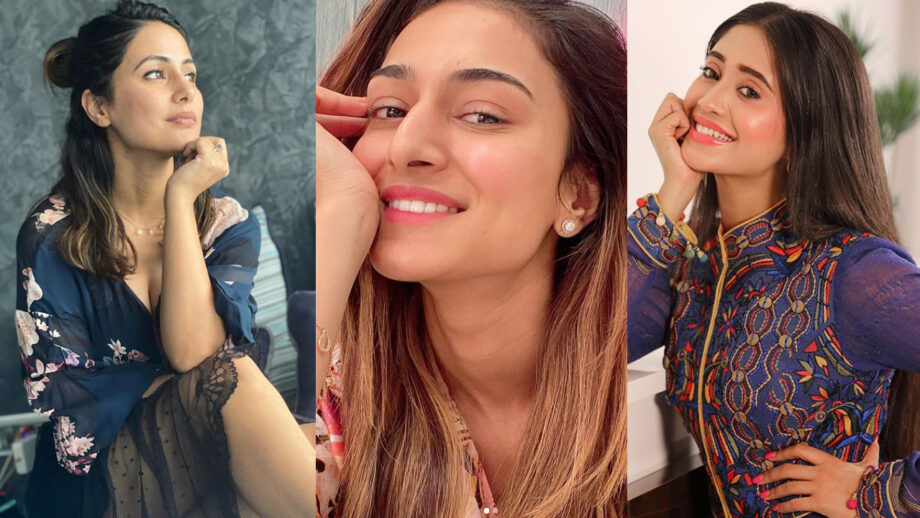 Hina Khan VS Erica Fernandes VS Shivangi Joshi: Whose Lockdown Wardrobe Is More Stylish? 1