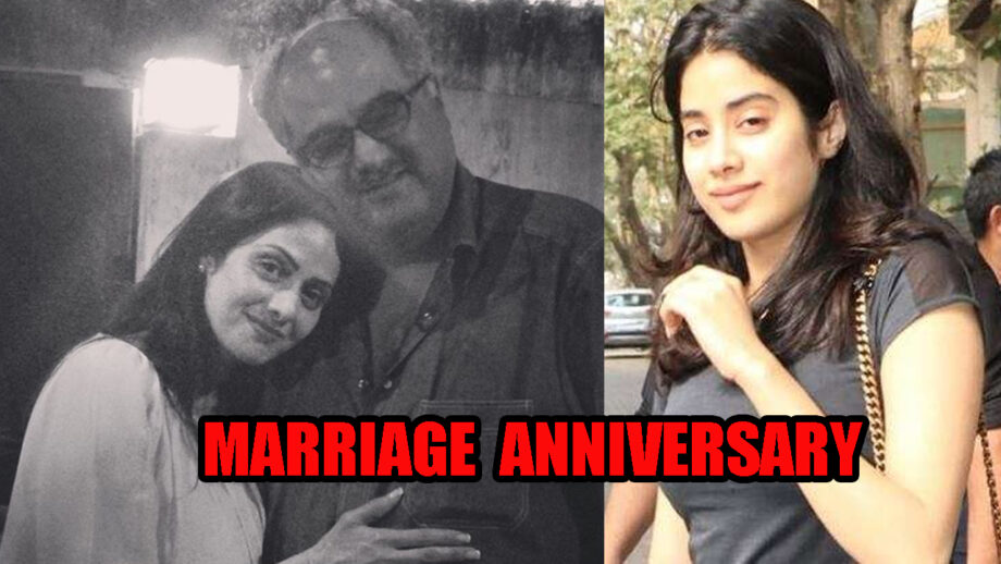 IN PHOTO: Sridevi-Boney Kapoor Marriage Anniversary: Daughter Janhvi Kapoor remembers 'late' mother on their special day
