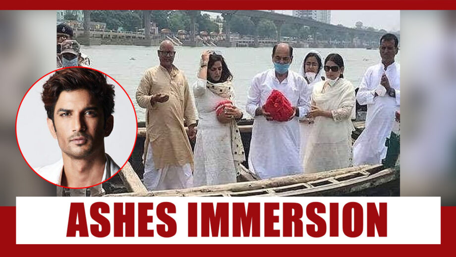 In Pic: Sushant Singh Rajput's family immerses his ashes