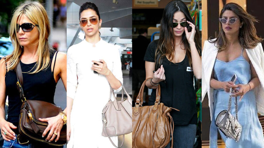 Jennifer Aniston Vs Deepika Padukone Vs Megan Fox Vs Priyanka Chopra: Who Owns The Most Stylish Bag? 4