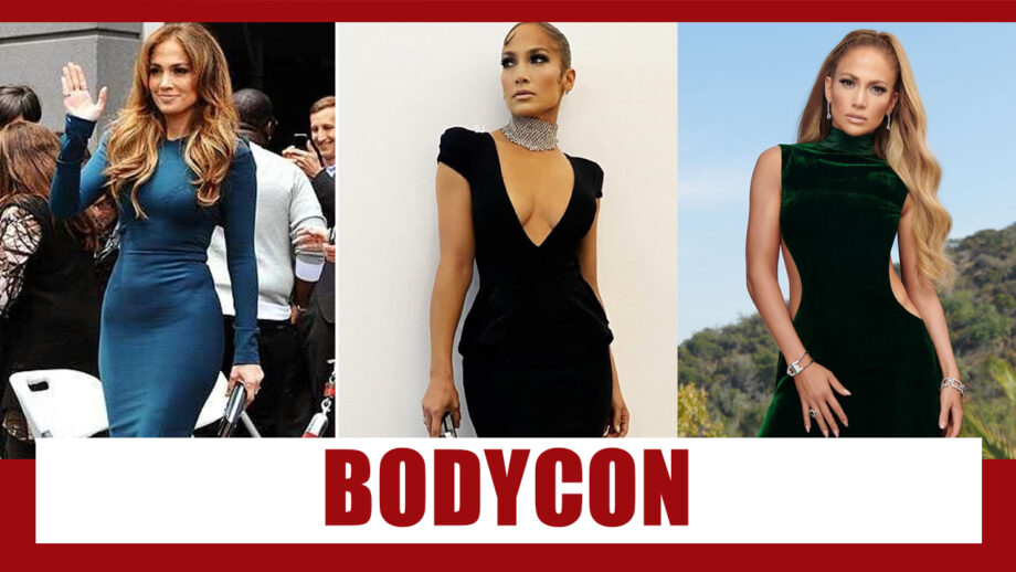 Jennifer Lopez hot in bodycon dresses