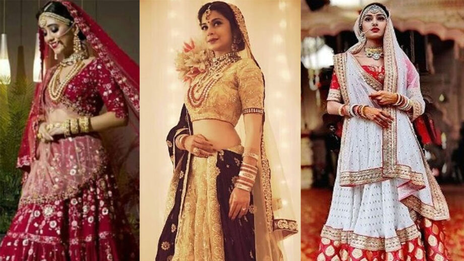 Jennifer Winget VS Shivangi Joshi VS Erica Fernandes: Whose Lehenga Look Is Perfect For Lockdown Wedding? 3