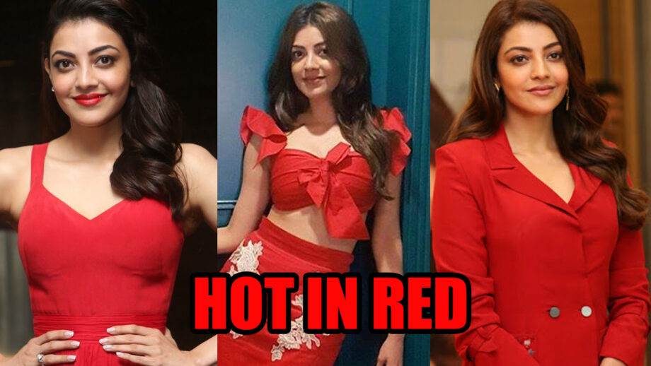 Kajal Aggarwal Sizzles In Red HOT Look!