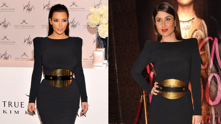 Kareena Kapoor Khan VS Kim Kardashian In Black Bodycon Outfit: Who Wore It Better? 2