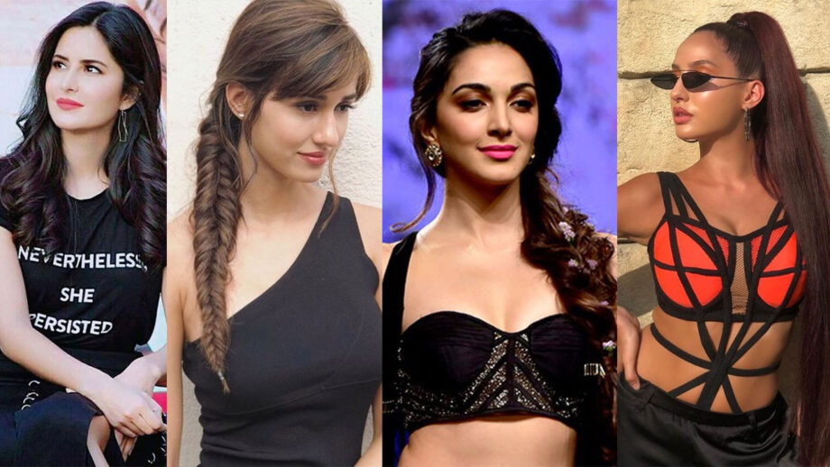 Katrina Kaif, Disha Patani, Kiara Advani, Nora Fatehi: Try These Hairstyles during Lockdown 8