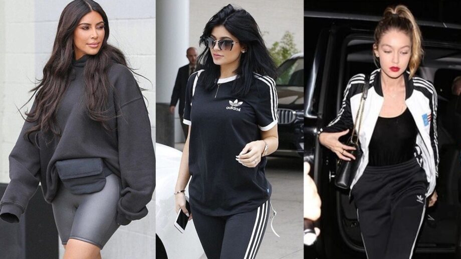 Kim Kardashian, Kylie Jenner, Gigi Hadid's Sporty Fashion Looks Are Too Hot To Handle 6