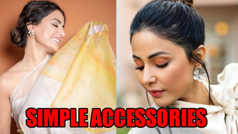 Love to wear accessories? Keep it simple like Hina Khan