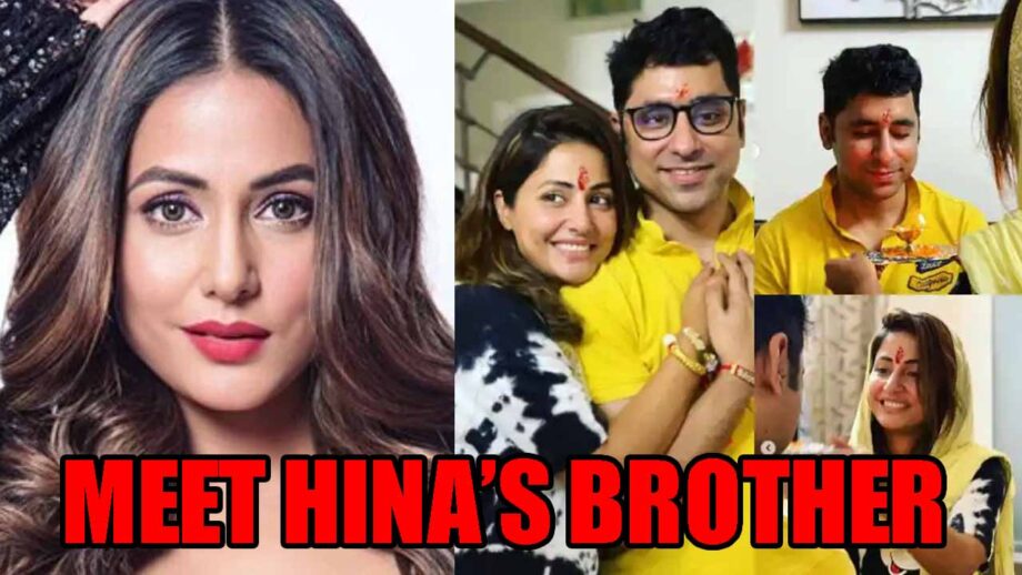 Meet Hina Khan's younger brother Aamir Khan!