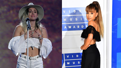 Miley Cyrus And Ariana Grande Giving Fashion Statements On YouTube, Check Out!