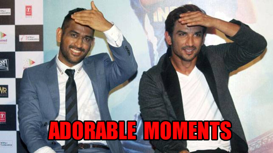 MS Dhoni And Sushant Singh Rajput's MOST ADORABLE moments together