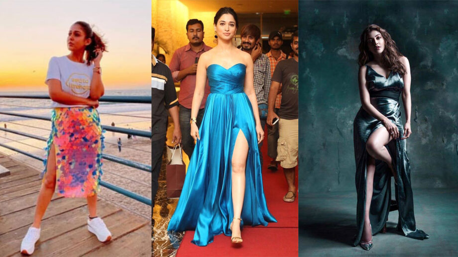 Nayanthara, Tamannaah Bhatia, Kajal Aggarwal: Who Makes Perfect Style In High-Slit outfits?