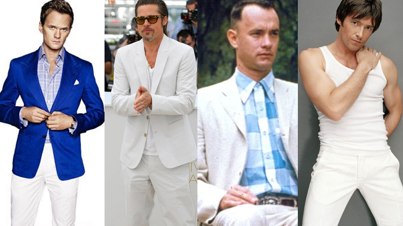 Neil Patrick Harris, Brad Pitt, Tom Hanks, And Hugh Jackman Slayed White  Pants Outfit Perfectly, See Pics