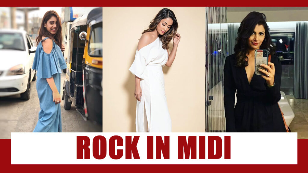 Niti Taylor Vs Hina Khan Vs Sriti Jha: Who Rocked In Midi Dress?